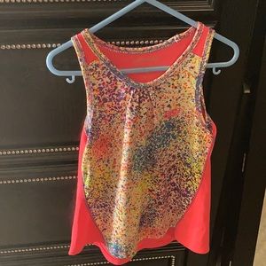 Girls size 5/6 active sketches tank